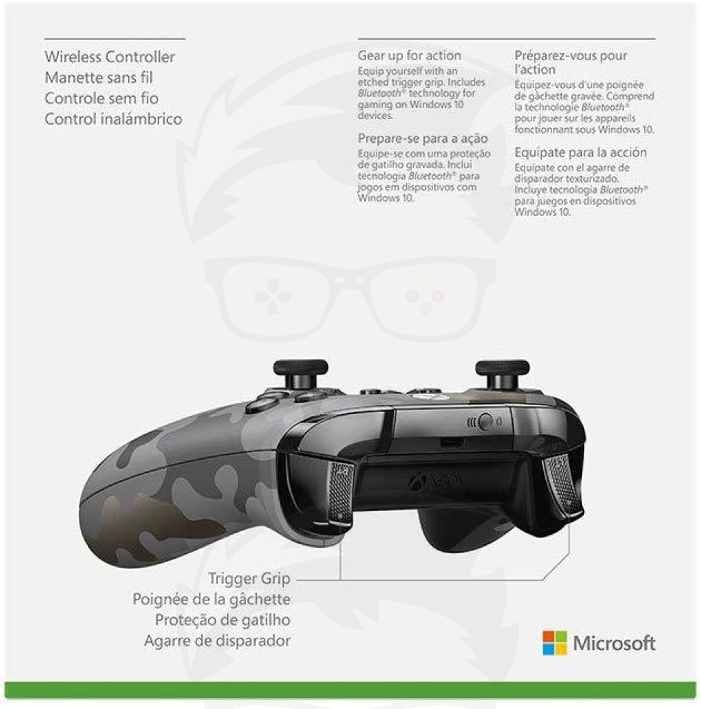 Xbox Wireless Controller Night Ops Camo Special Edition By Microsoft - One Xbox Wireless Controller Night Ops Camo Special Edition By Microsoft - One